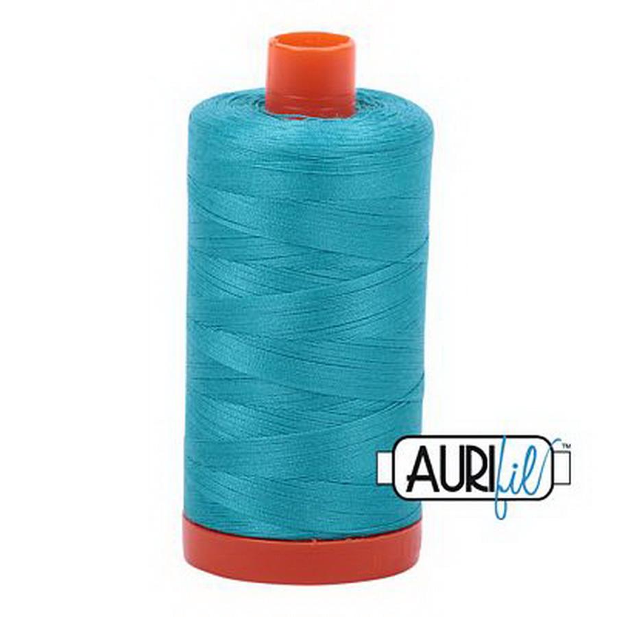 Aurifil Cotton Mako Thread 50wt 1300m Box of 6 TURQUOISE