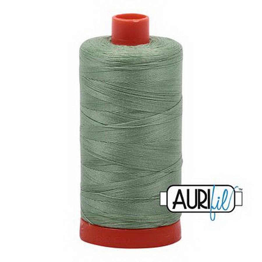 Aurifil Cotton Mako Thread 50wt 1300m Box of 6 LODEN GREEN