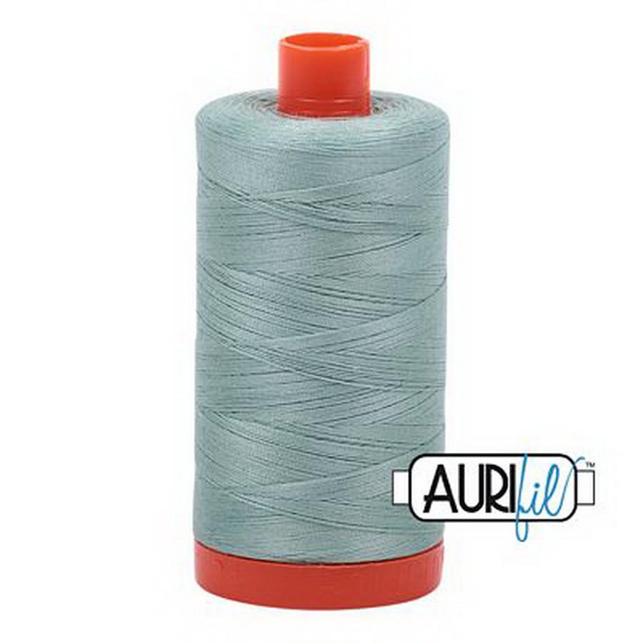 Aurifil Cotton Mako Thread 50wt 1300m Box of 6 LIGHT JUNIPER