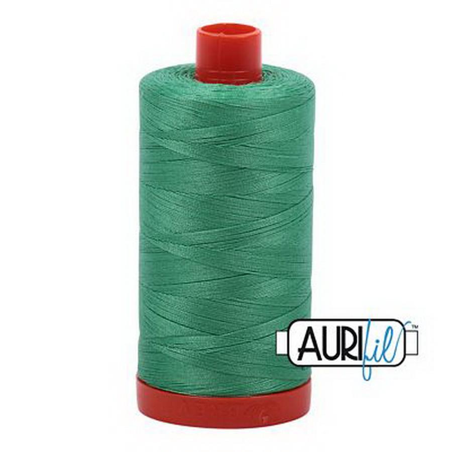 Aurifil Cotton Mako Thread 50wt 1300m Box of 6 LIGHT EMERALD