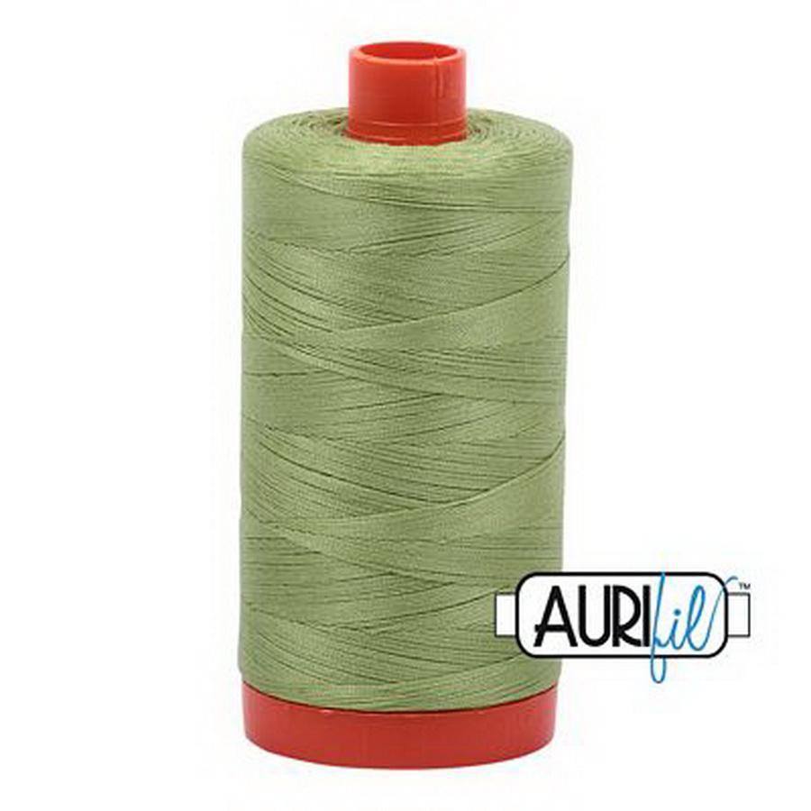 Aurifil Cotton Mako Thread 50wt 1300m Box of 6 LIGHT FERN