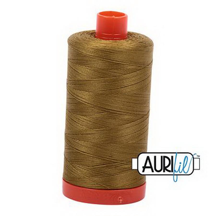 Aurifil Cotton Mako Thread 50wt 1300m Box of 6 MEDIUM OLIVE