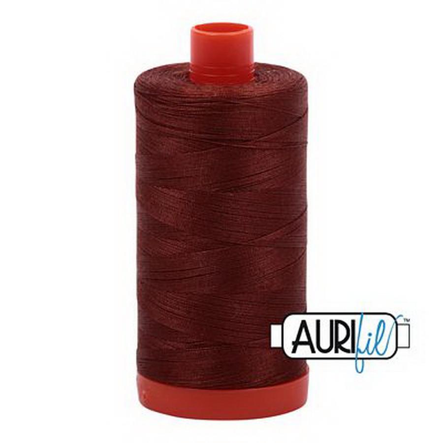 Aurifil Cotton Mako Thread 50wt 1300m Box of 6 COPPER BROWN