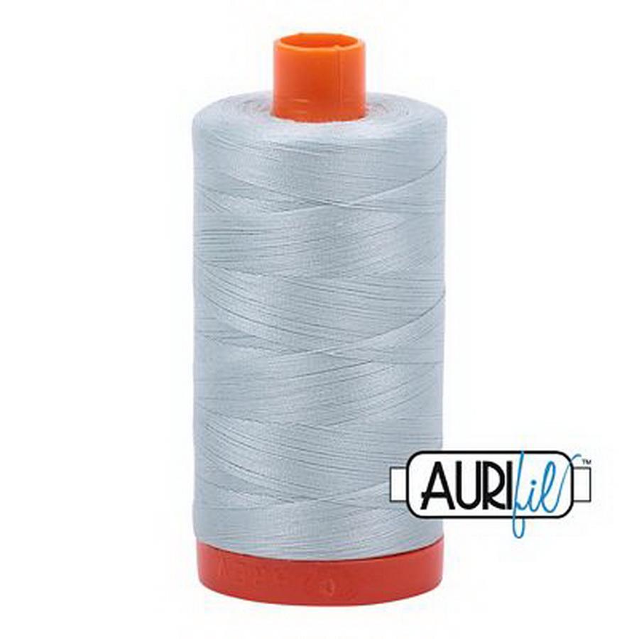 Aurifil Cotton Mako Thread 50wt 1300m Box of 6 LIGHT GRAY BLUE