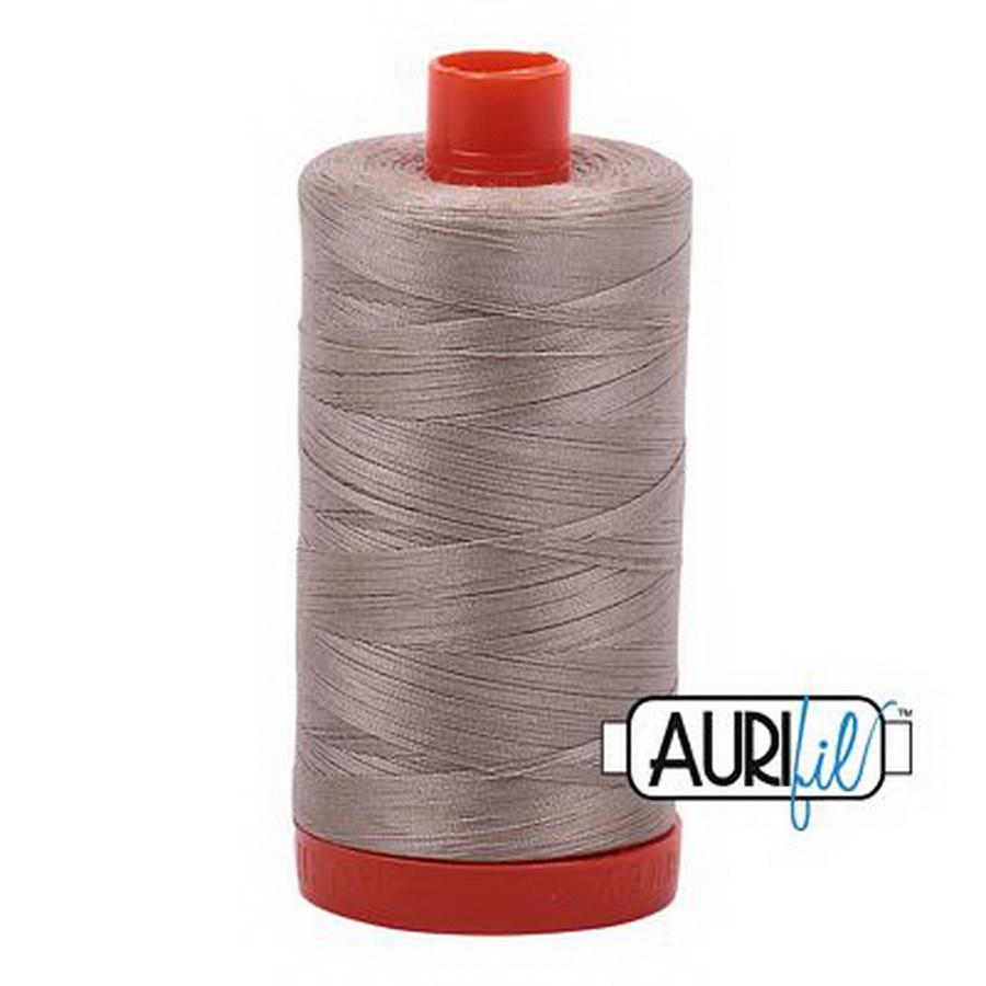 Aurifil Cotton Mako Thread 50wt 1300m Box of 6 ROPE BEIGE