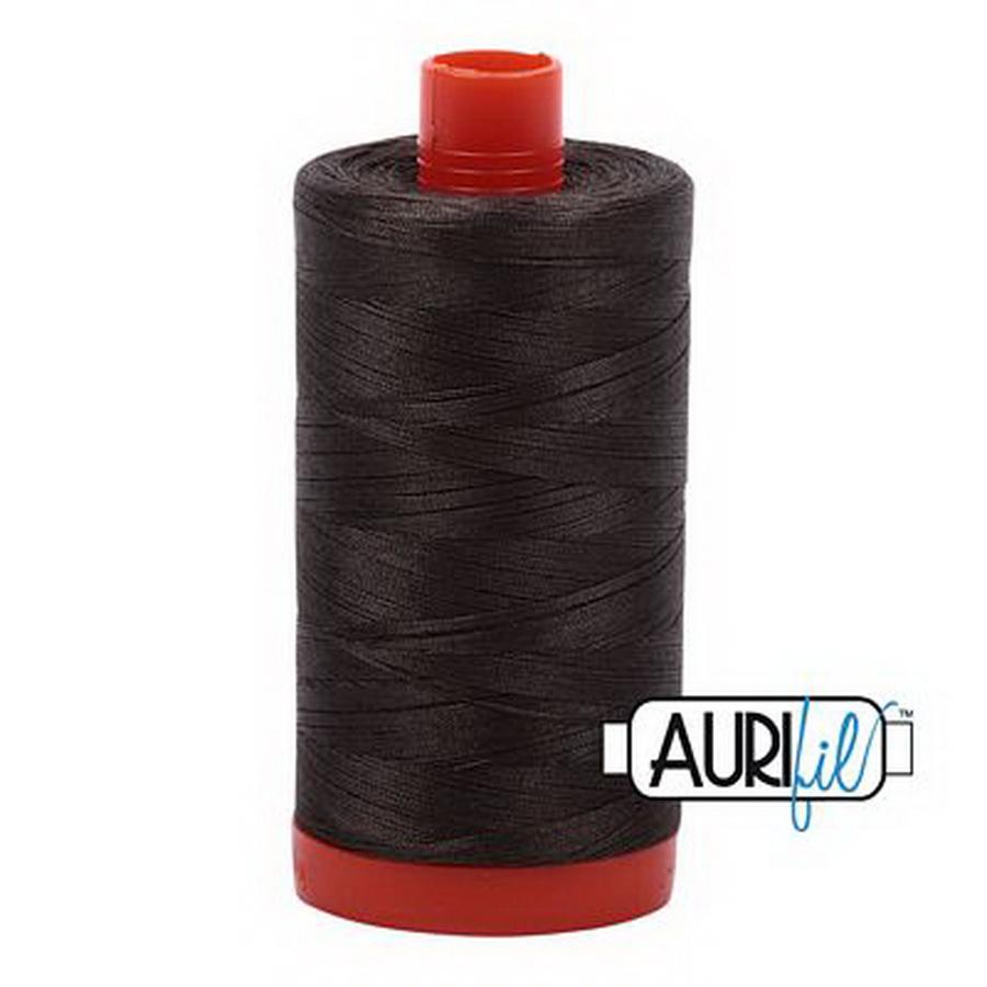 Aurifil Cotton Mako Thread 50wt 1300m Box of 6 ASPHALT
