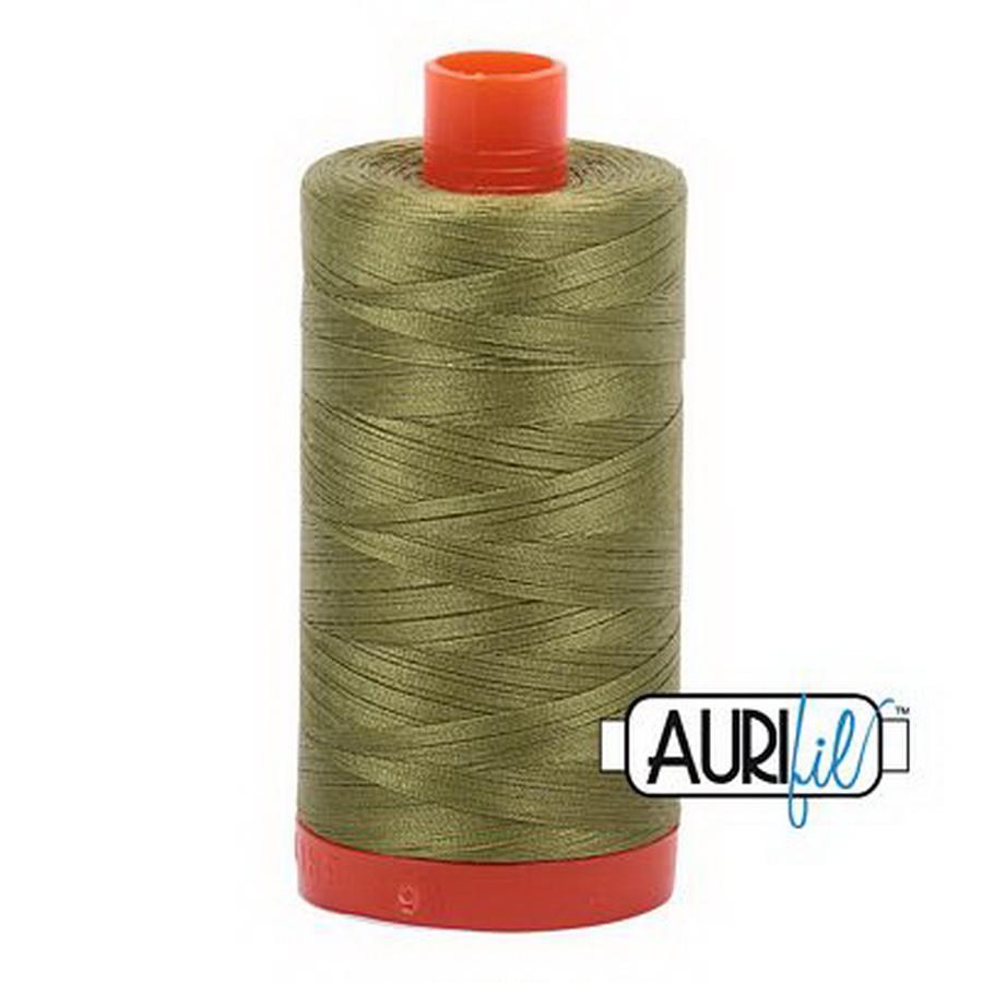 Cotton Mako Thread 50wt 1300m 6ct OLIVE GREEN BOX06