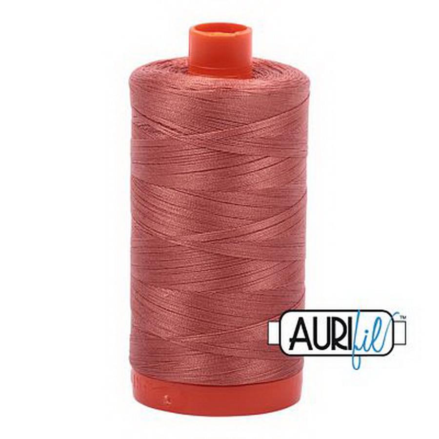 Aurifil Cotton Mako Thread 50wt 1300m Box of 6 CINNABAR