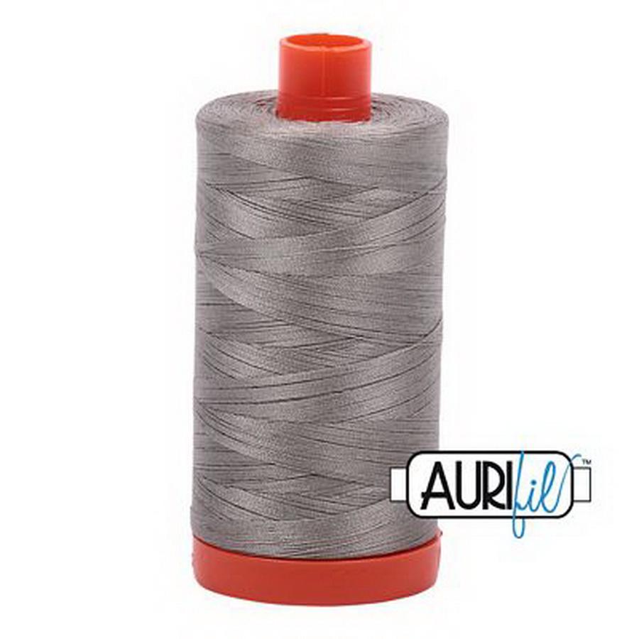 Aurifil Cotton Mako Thread 50wt 1300m Box of 6 EARL GRAY