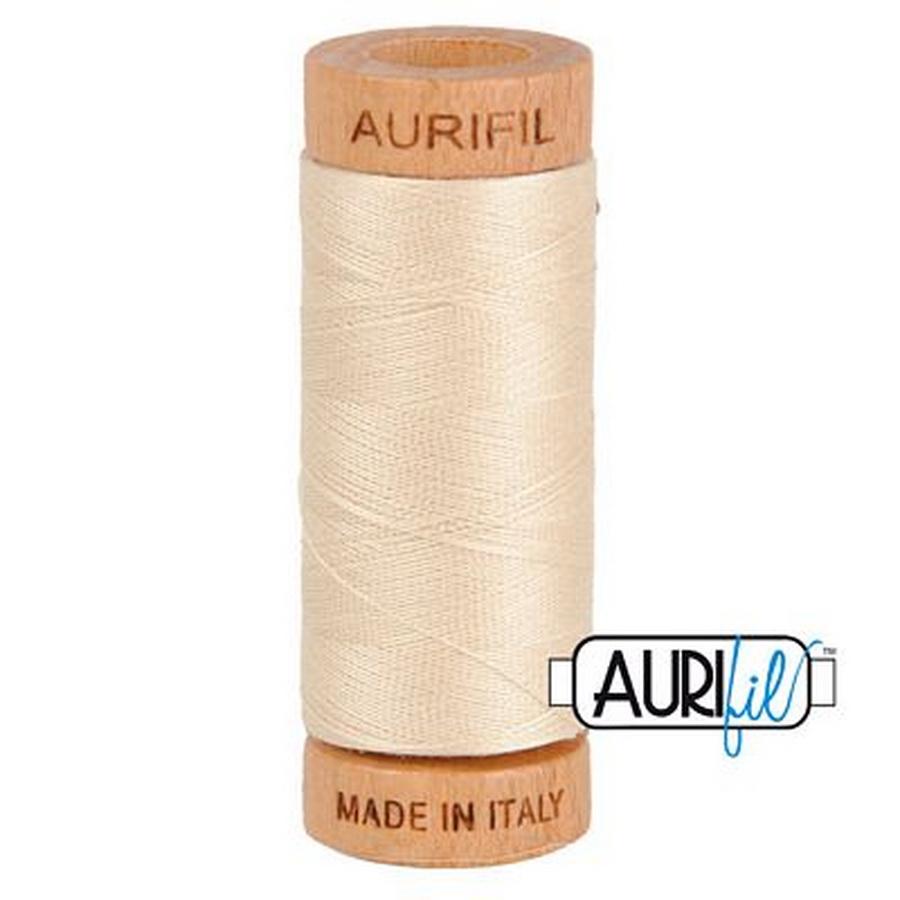 Aurifil Cotton Mako Thread 80wt 280m LIGHT BEIGE