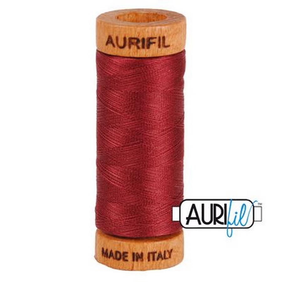 Aurifil Cotton Mako Thread 80wt 280m DARK CARMINE