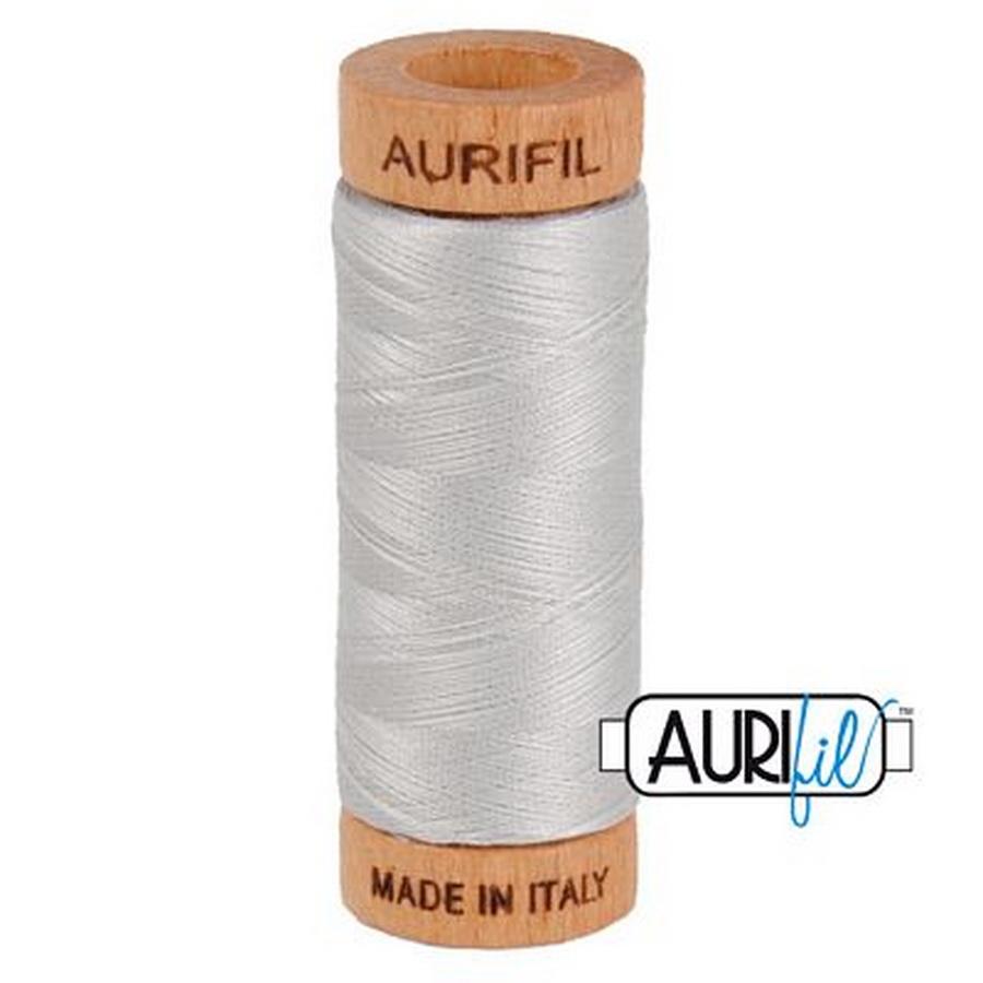 Aurifil Cotton Mako Thread 80wt 280m ALUMINUM