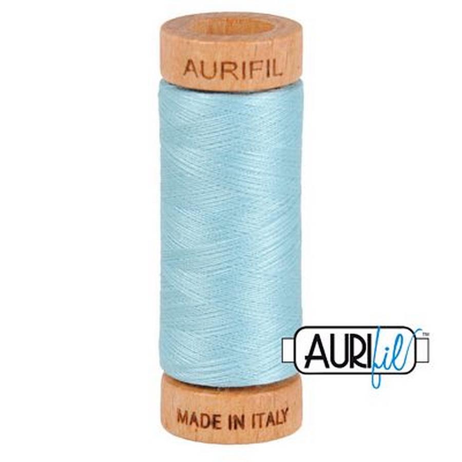 Aurifil Cotton Mako Thread 80wt 280m LIGHT GRAY TURQUOISE