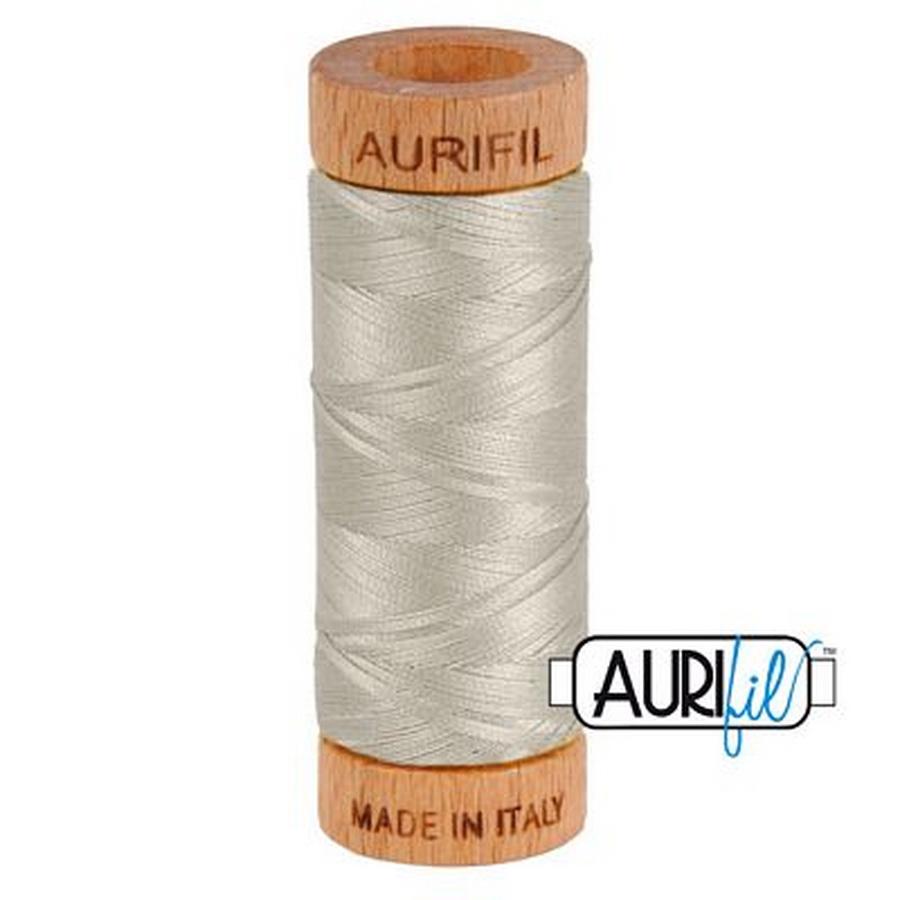 Aurifil Cotton Mako Thread 80wt 280m LIGHT GRAY