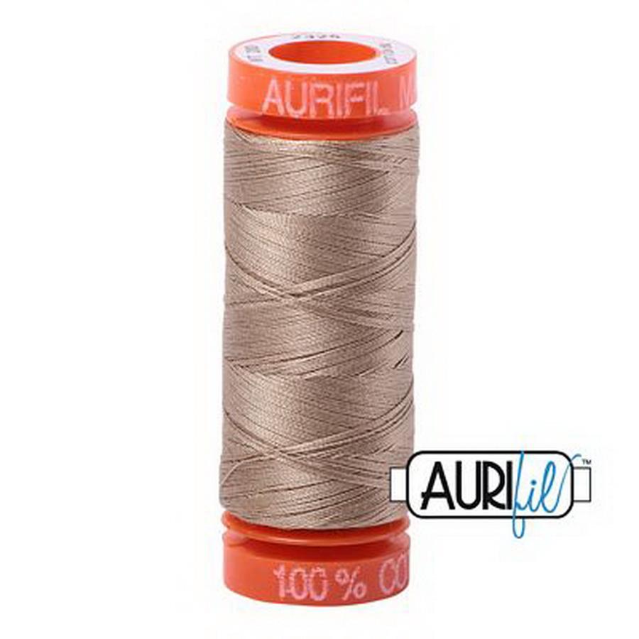 Aurifil Cotton Mako 50wt 200m Pack of 10 LINEN