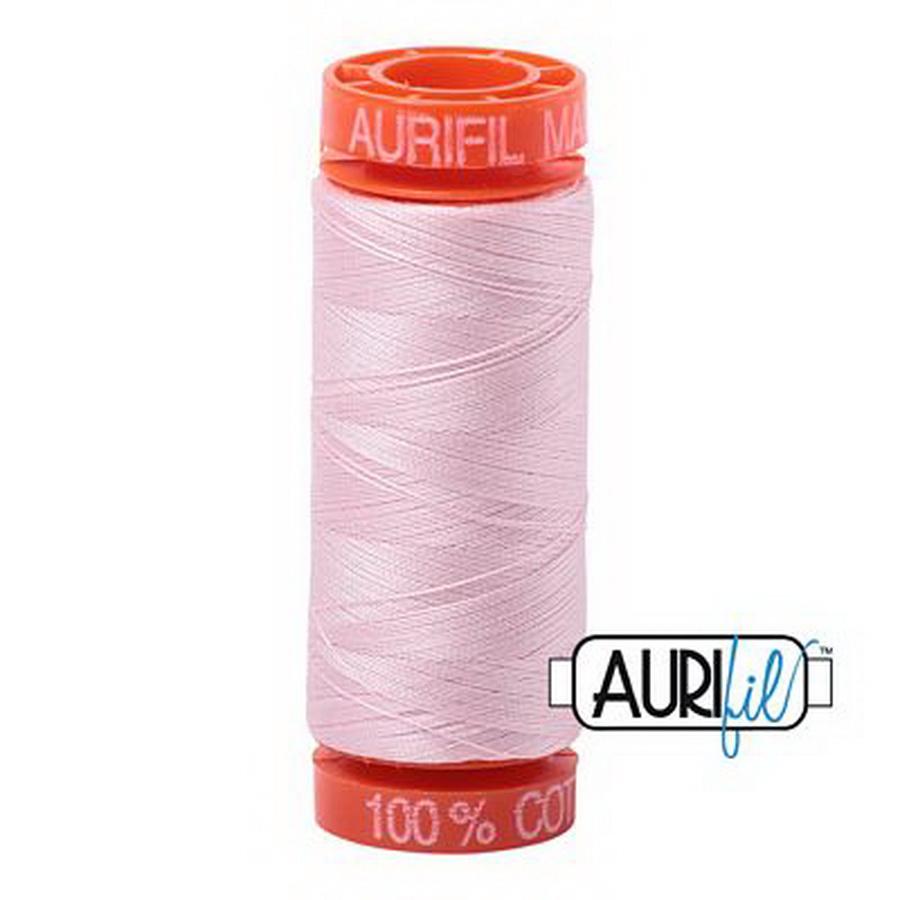 Aurifil Cotton Mako 50wt 200m Pack of 10 PALE PINK