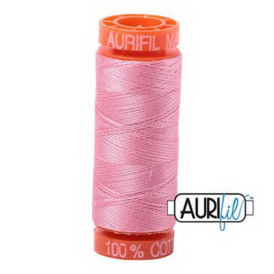 Aurifil Cotton Mako 50wt 200m Pack of 10 BRIGHT PINK
