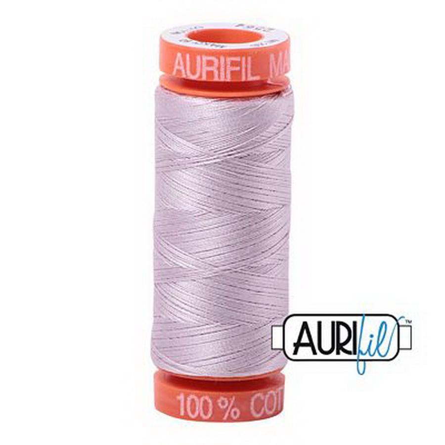 Aurifil Cotton Mako 50wt 200m Pack of 10 PALE LILAC