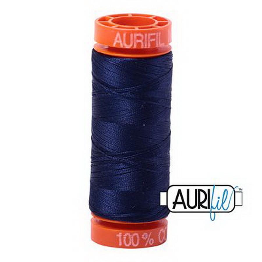 Aurifil Cotton Mako 50wt 200m Pack of 10 MIDNIGHT