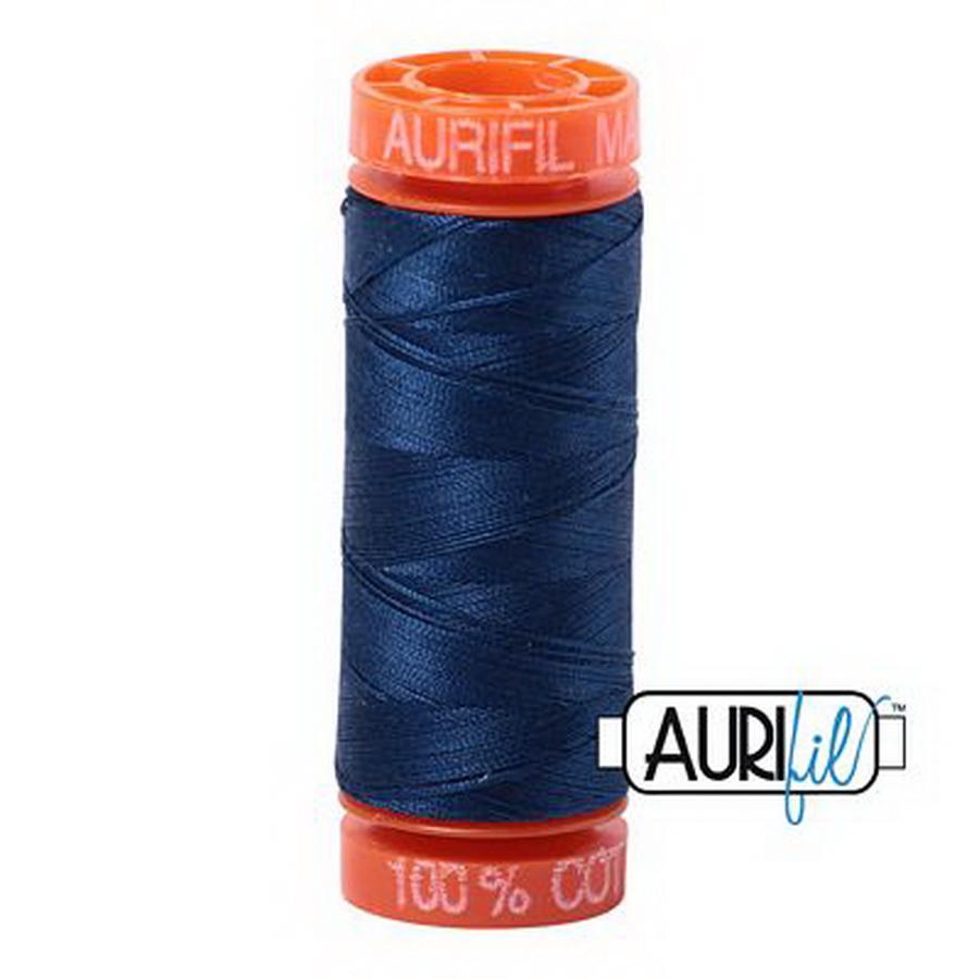 Aurifil Cotton Mako 50wt 200m Pack of 10 MEDIUM DELFT BLUE