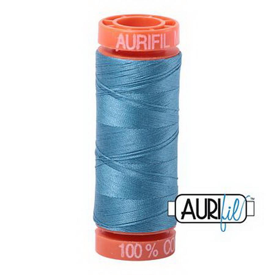 Aurifil Cotton Mako 50wt 200m Pack of 10 TEAL