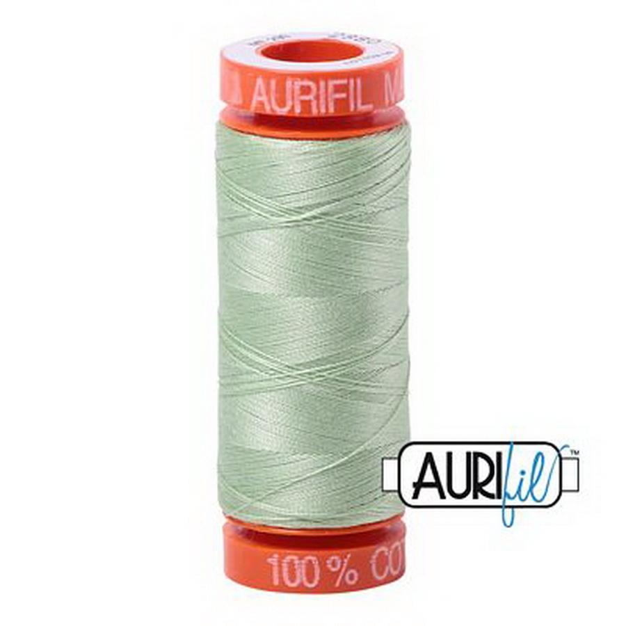 Aurifil Cotton Mako 50wt 200m Pack of 10 PALE GREEN