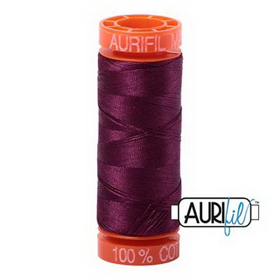 Aurifil Cotton Mako 50wt 200m Pack of 10 PLUM