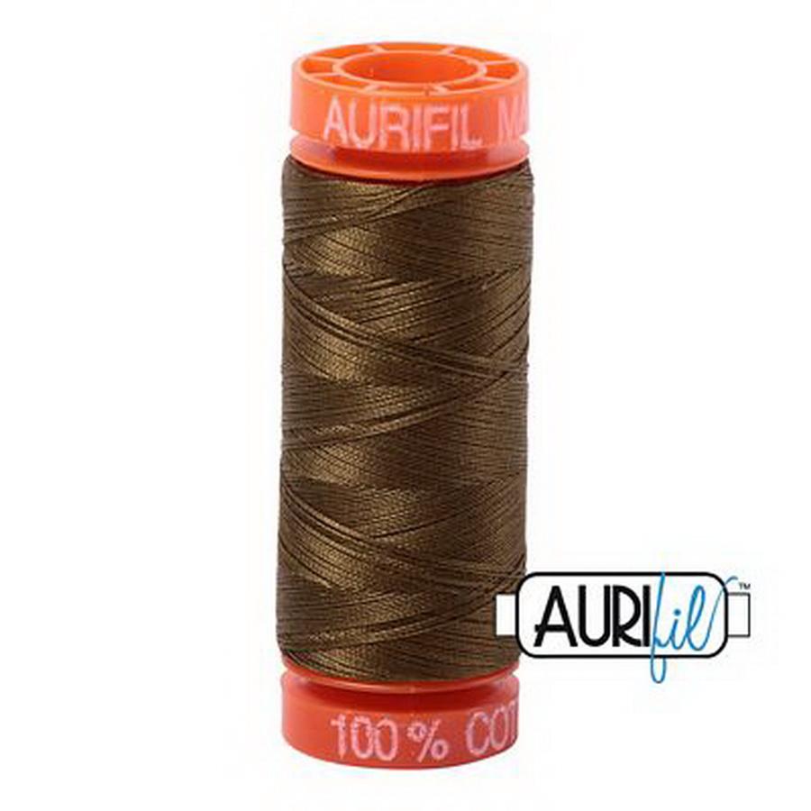 Aurifil Cotton Mako 50wt 200m Pack of 10 DARK OLIVE