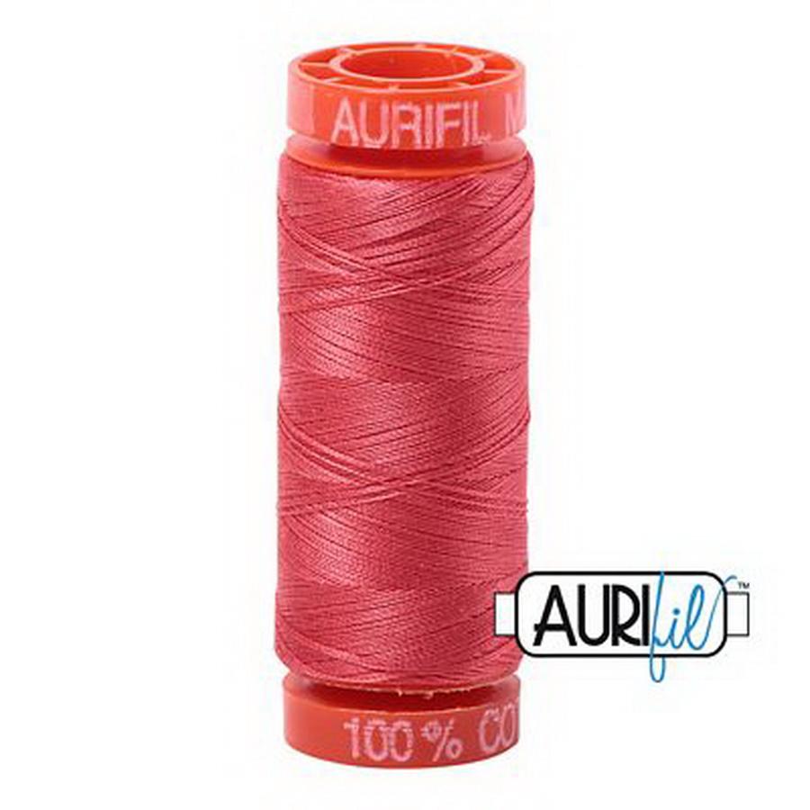 Aurifil Cotton Mako 50wt 200m Pack of 10 MEDIUM RED