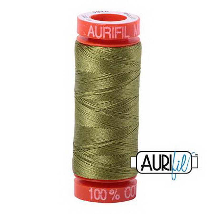 Aurifil Cotton Mako 50wt 200m Pack of 10 OLIVE GREEN