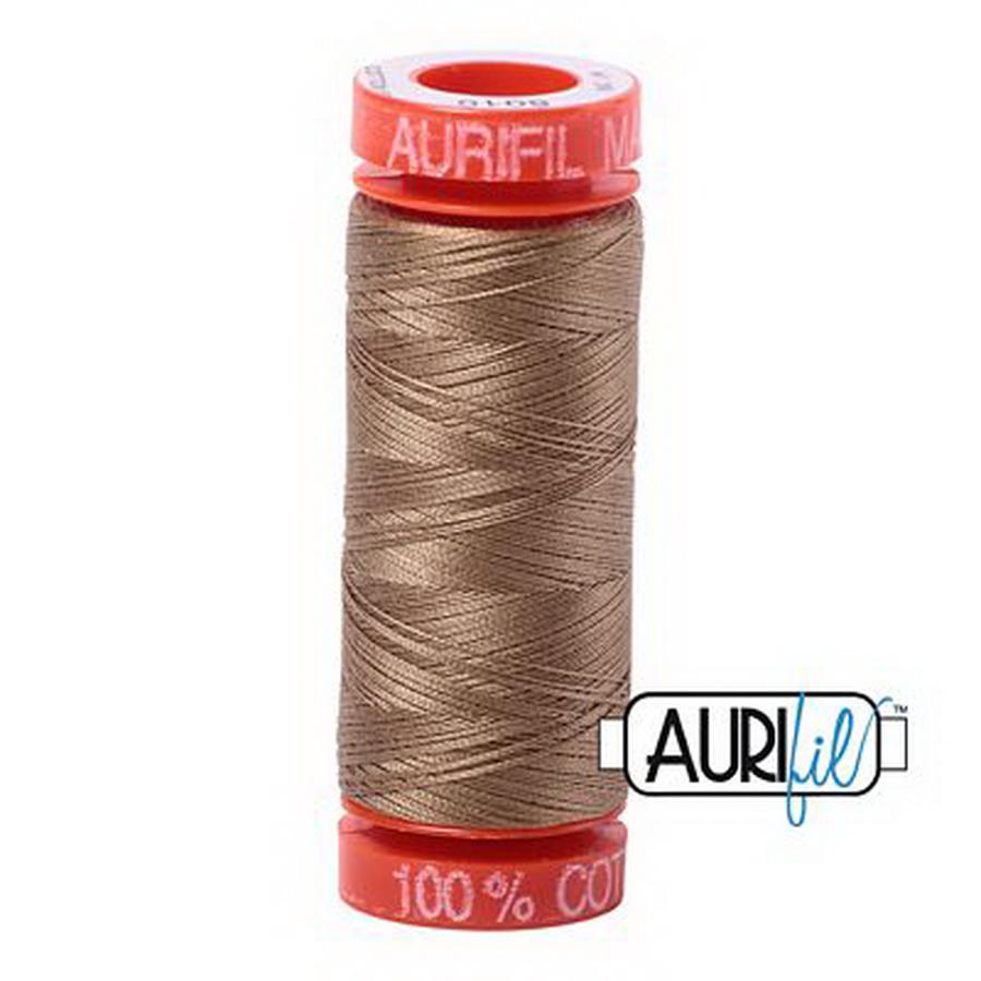 Aurifil Cotton Mako 50wt 200m Pack of 10 TOAST