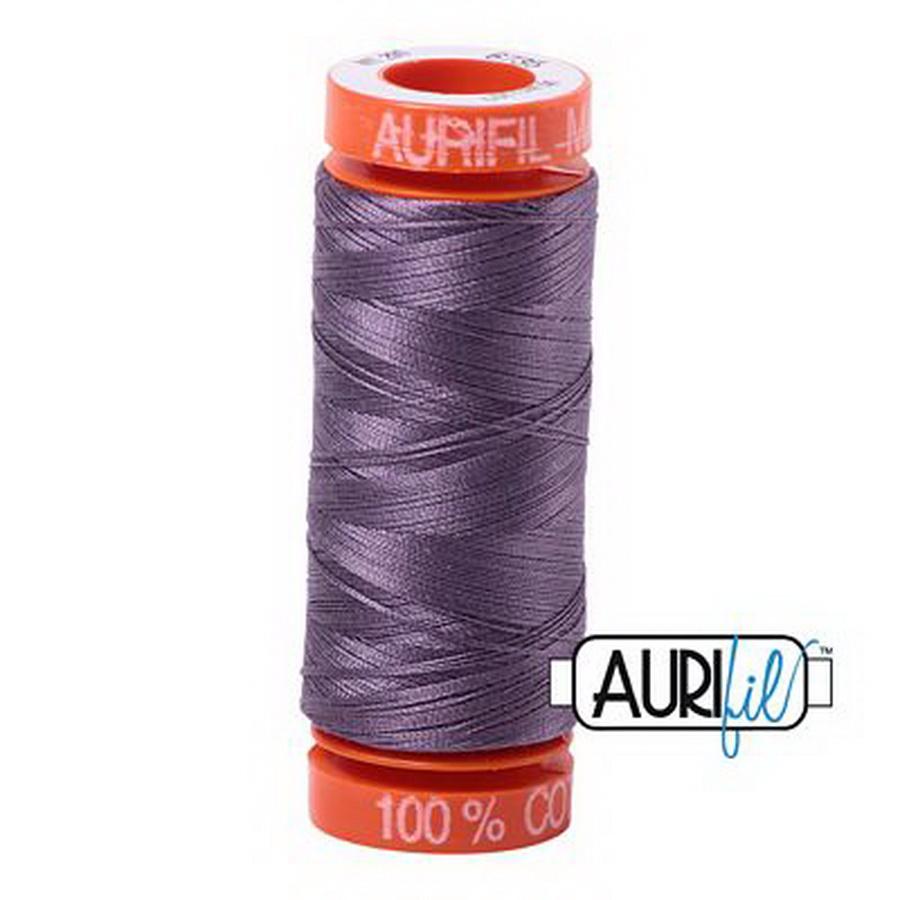 Aurifil Cotton Mako 50wt 200m Pack of 10 PLUMTASTIC
