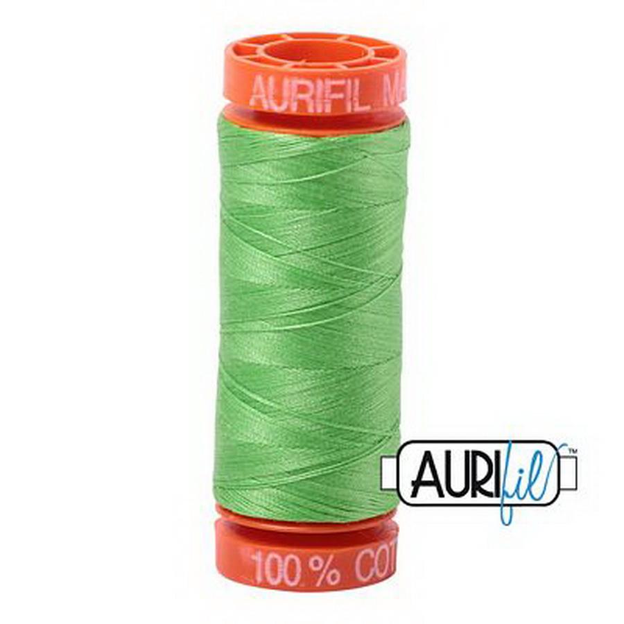 Aurifil Cotton Mako 50wt 200m Pack of 10 SHAMROCK GREEN