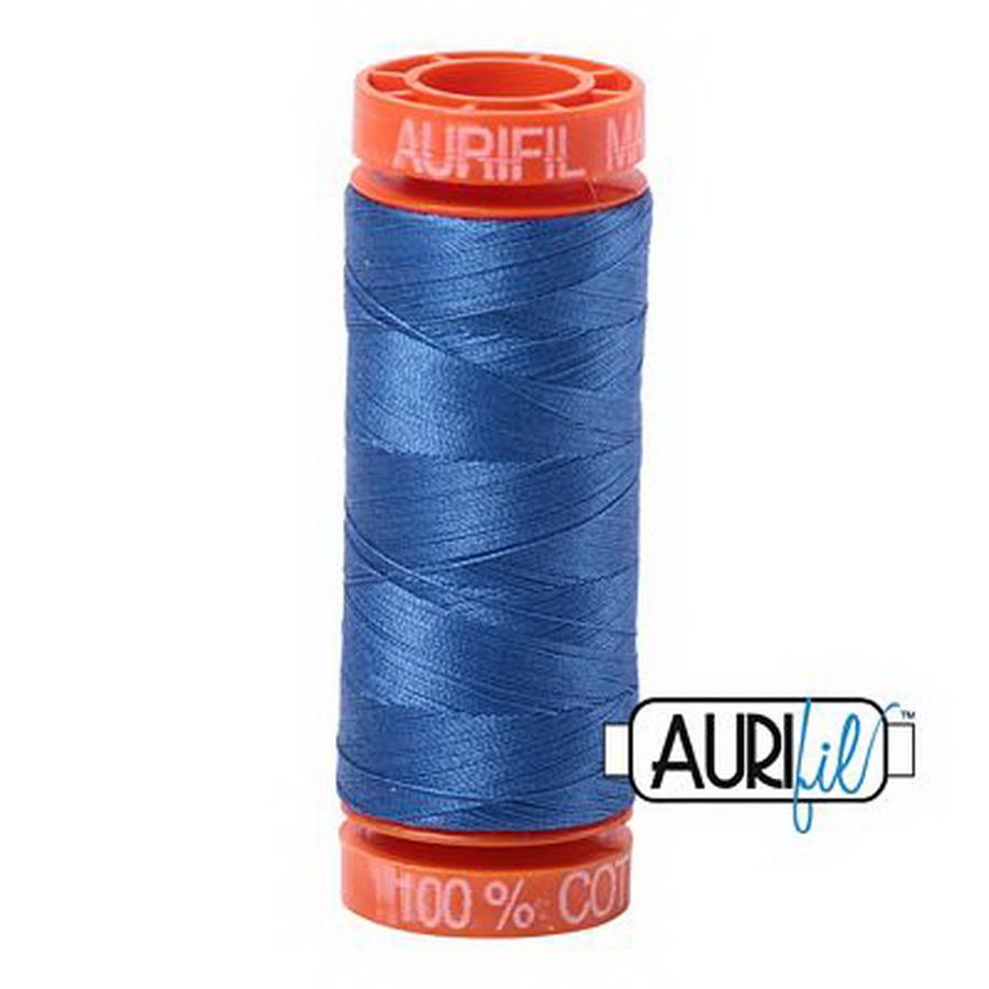 Cotton Mako 50wt 200m 10ct PEACOCK BLUE BOX10