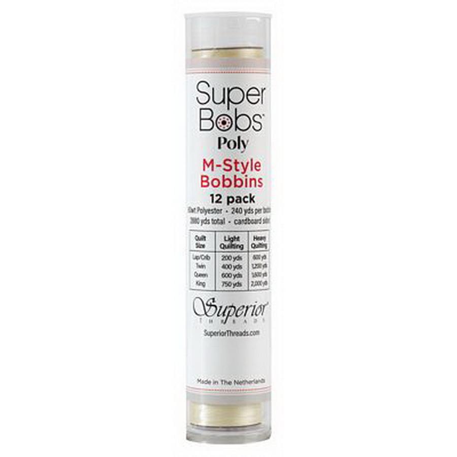 Super Bobs Poly 12pk M-Style-Ivory