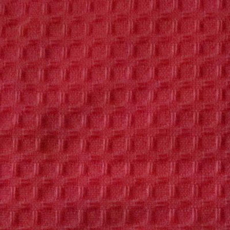 Bright Red Waffle Weave Solid Towel