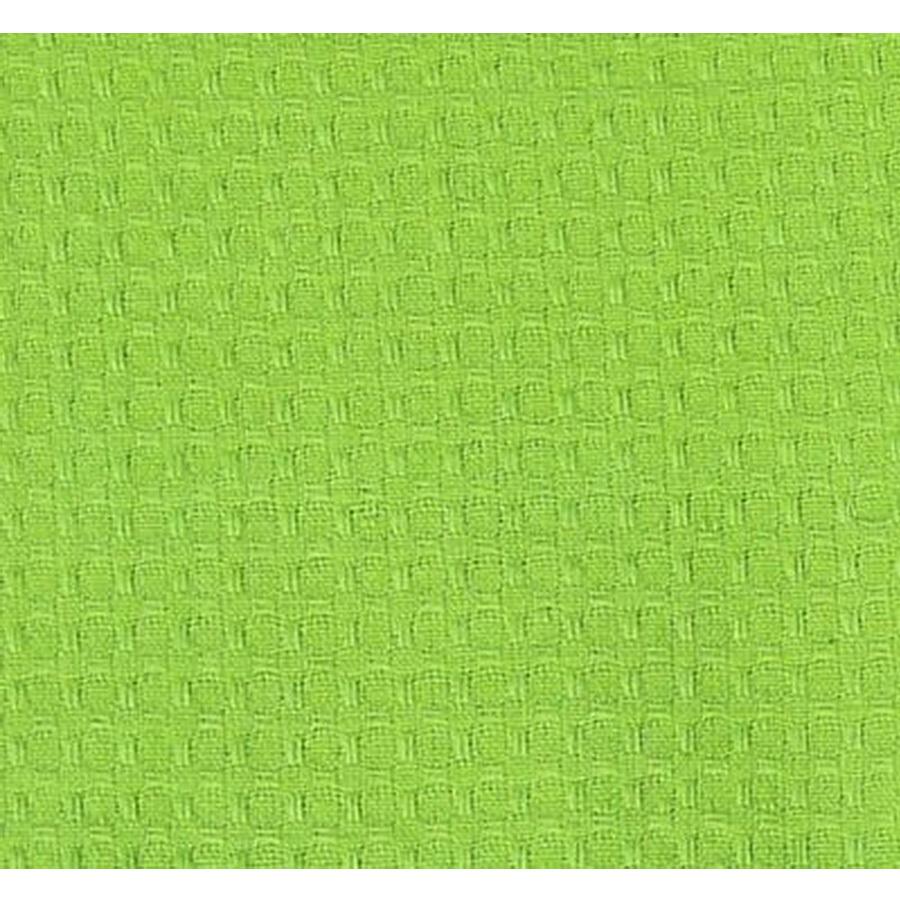 Lime Green Waffle Weave Solid Towel