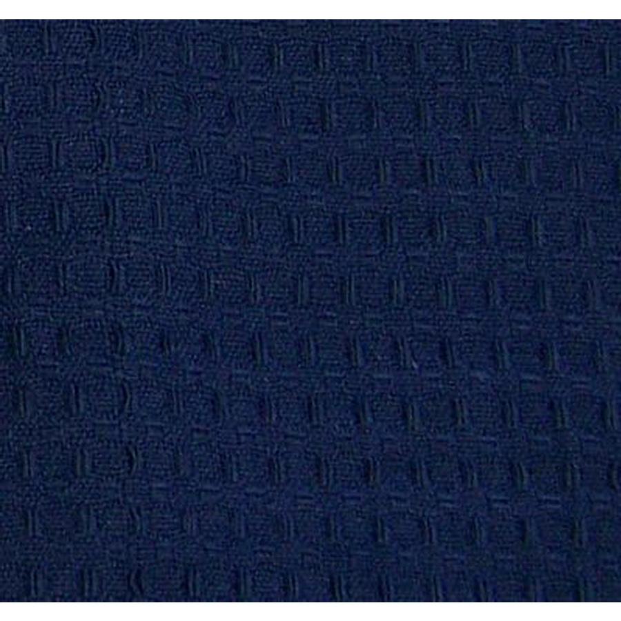 Dunroven House Navy Waffle Weave Solid Towel