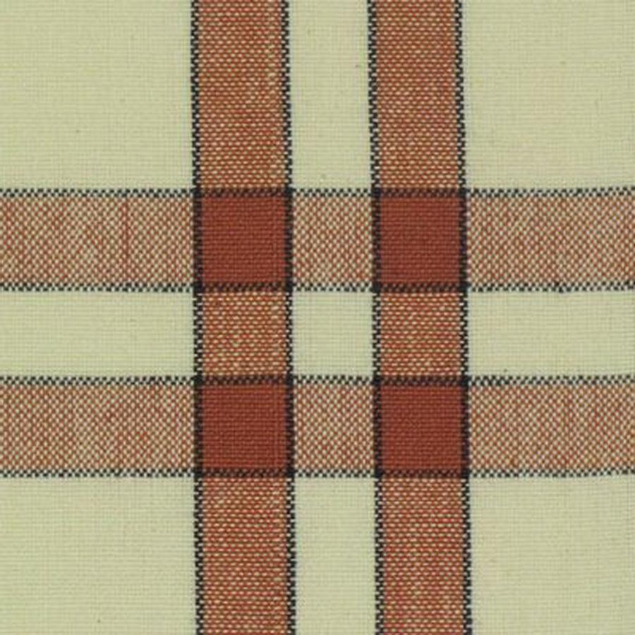 Dunroven House Terra Cotta Striped Cream Background Tea Towel