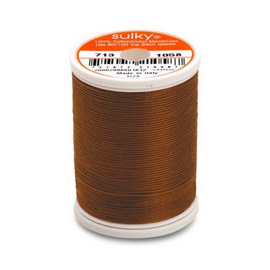 Cotton Thread 12wt 330yd 3 Count TAWNY BROWN