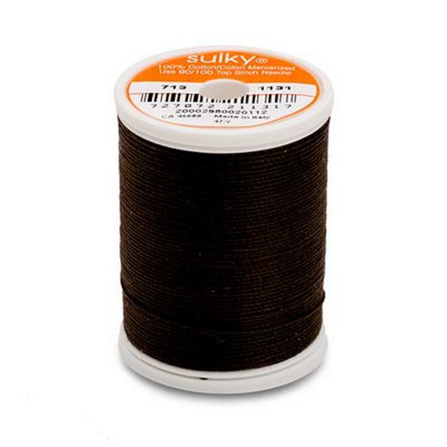 Cotton Thread 12wt 330yd 3 Count CLOISTER BROWN