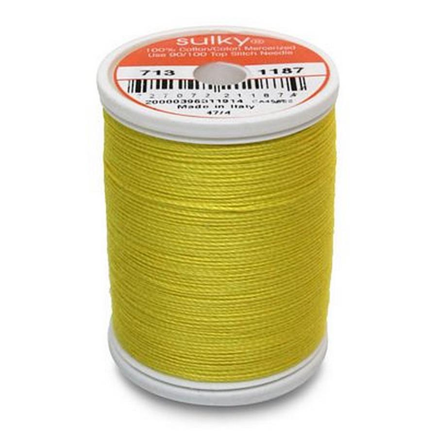 Cotton Thread 12wt 330yd 3 Count MIMOSA YELLOW