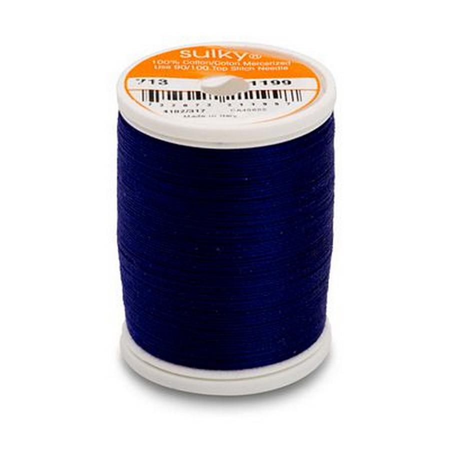 Cotton Thread 12wt 330yd 3 Count ADMIRAL NAVY BLUE