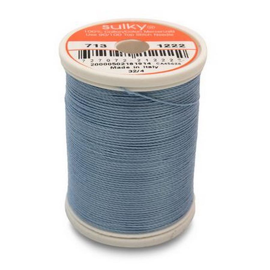 Cotton Thread 12wt 330yd 3 Count LIGHT BABY BLUE
