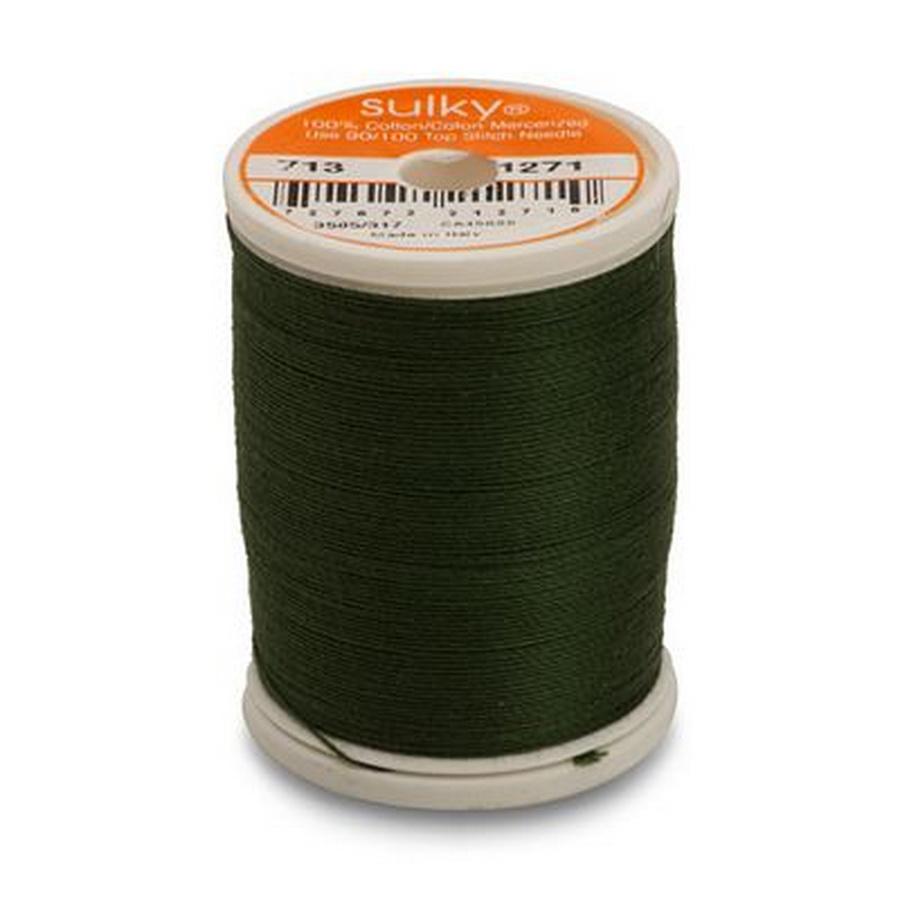 Cotton Thread 12wt 330yd 3 Count EVERGREEN