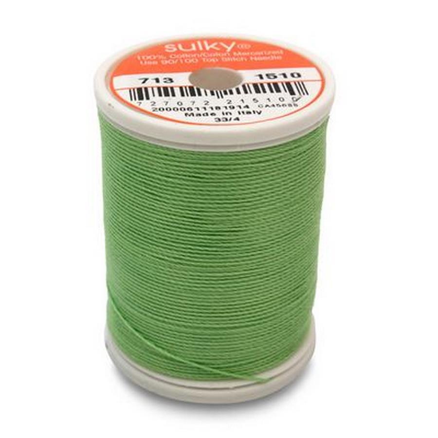 Cotton Thread 12wt 330yd 3 Count LIME GREEN