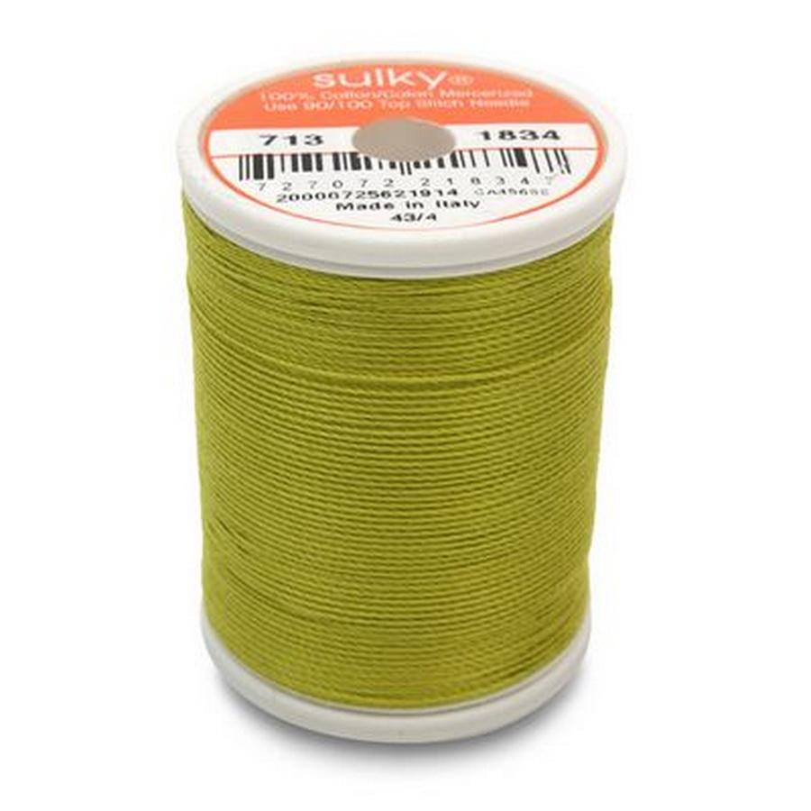 Cotton Thread 12wt 330yd 3 Count PEA SOUP