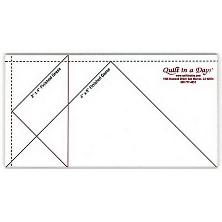 Flying Geese Ruler Large 4x8in