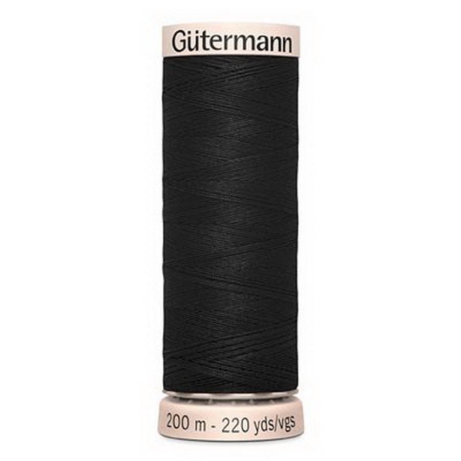 Gutermann Natural Cotton 60wt 200m- BLACK (Box of 5)