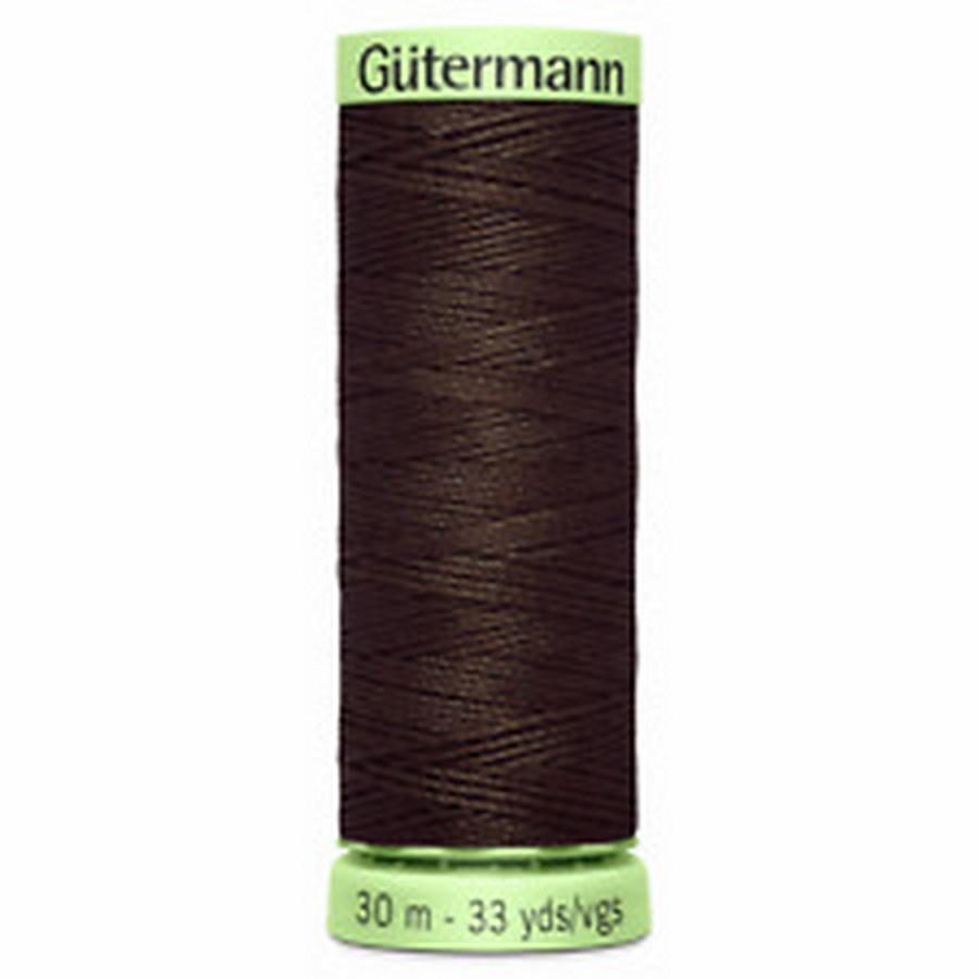 Gutermann Top Stitch 30M  33yd -Chocolate (Box of 3)